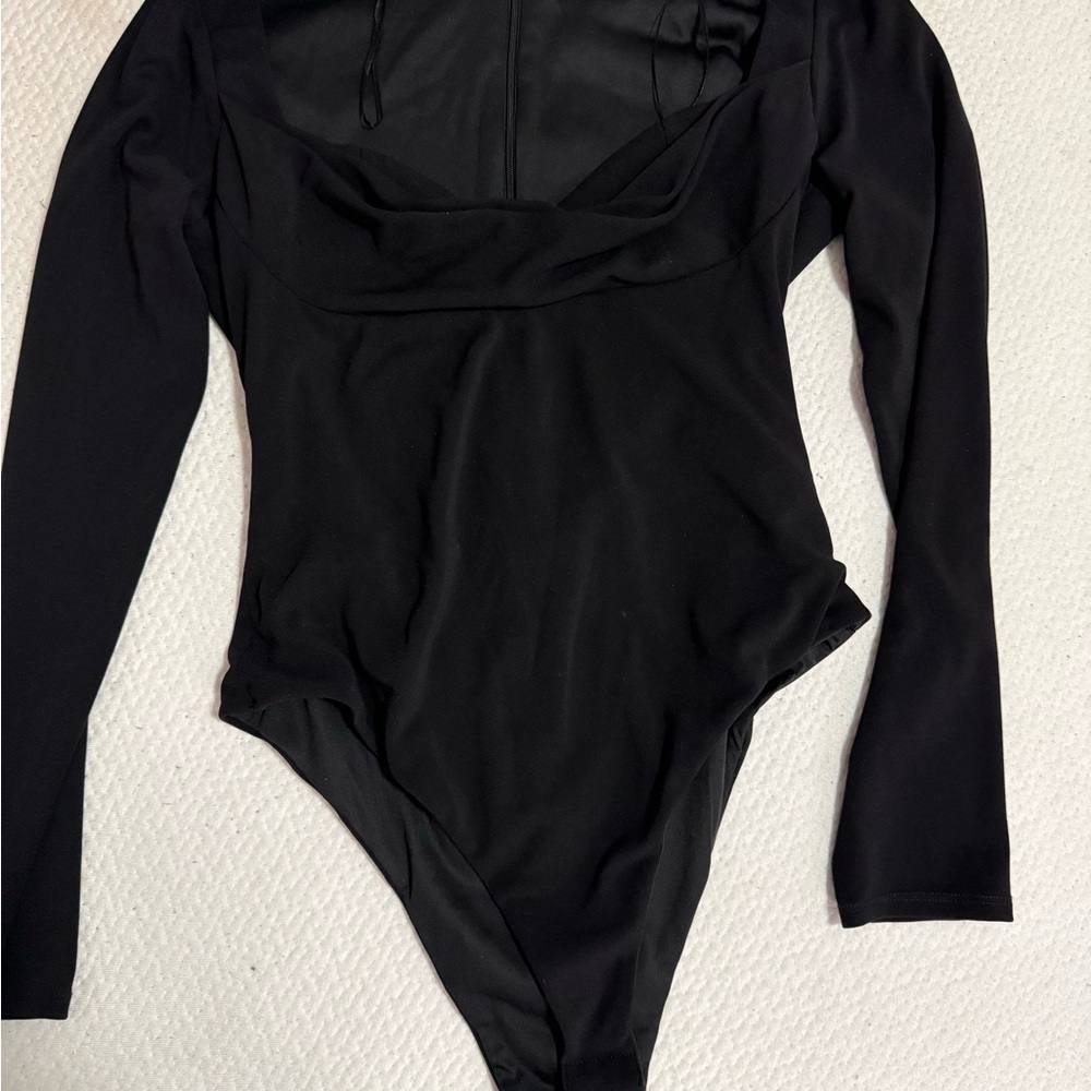 Black Long Sleeve One Piece